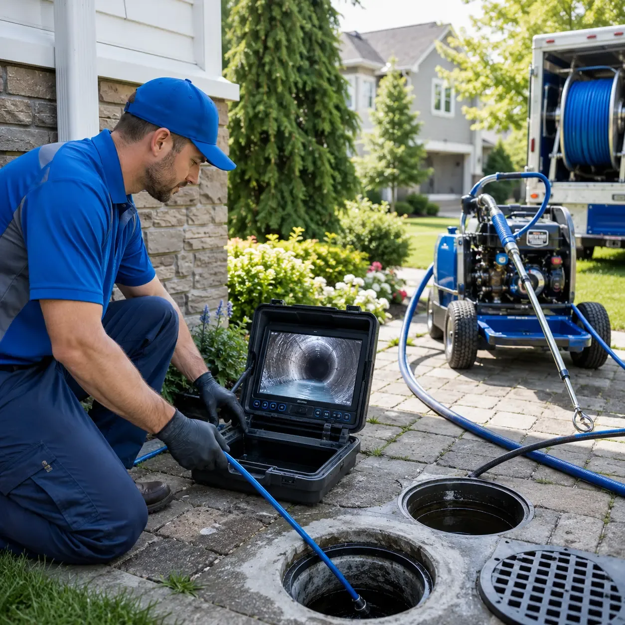 Outdoor drain cleaning professionals serving Oden, MI